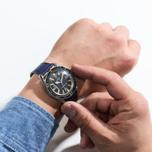 Load image into Gallery viewer, NAVY GRAINED CALF STANDARD STRAP