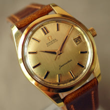 Load image into Gallery viewer, 1962 OMEGA SEAMASTER 18K YELLOW GOLD WATCH MINT