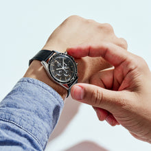 Load image into Gallery viewer, BLACK GRAINED CALF STANDARD STRAP