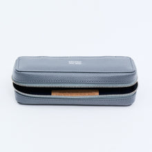 Load image into Gallery viewer, SLATE BLUE DUO POUCH FOR TWO WATCHES