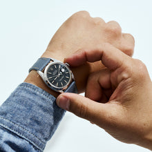 Load image into Gallery viewer, SLATE BLUE GRAINED CALF STANDARD STRAP