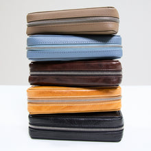 Load image into Gallery viewer, DISTRESSED MIEL DUO POUCH FOR TWO WATCHES