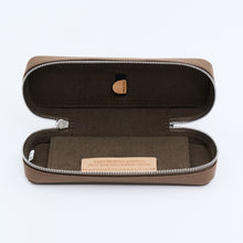 Load image into Gallery viewer, TAUPE DUO POUCH FOR TWO WATCHES