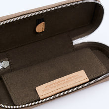 Load image into Gallery viewer, TAUPE DUO POUCH FOR TWO WATCHES