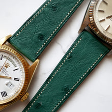 Load image into Gallery viewer, CYPRUS GREEN OSTRICH STANDARD STRAP