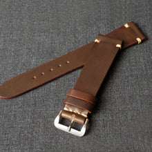 Load image into Gallery viewer, WHISKEY HORWEEN SHELL CORDOVAN CUSTOM MADE STRAP