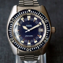 Load image into Gallery viewer, 1970 OMEGA SEAMASTER 120 DEEP BLUE 166.073 DIVER WATCH