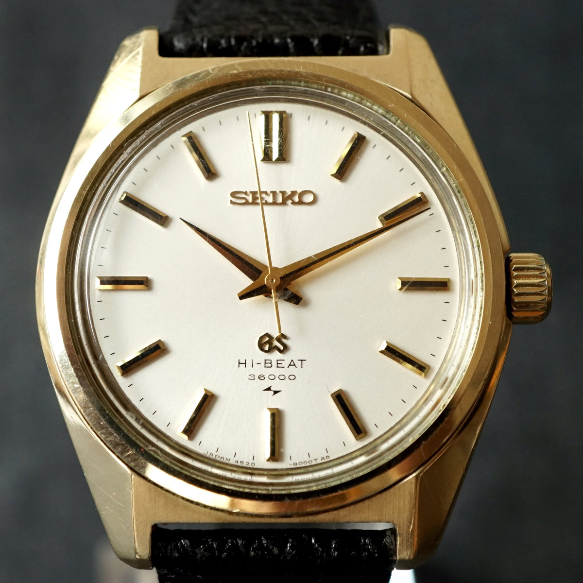 1971 GRAND SEIKO REF.4520-8000 HAND WOUND WATCH CAP GOLD – NOSTIME