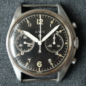 1974 CWC UK ROYAL AIRFORCE PILOT'S ISSUED MILITARY CHRONOGRAPH WATCH