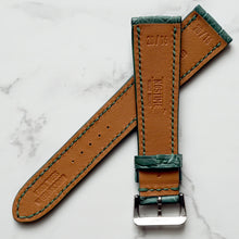 Load image into Gallery viewer, LIGHT GREEN CUSTOM MADE CROCODILE STRAP