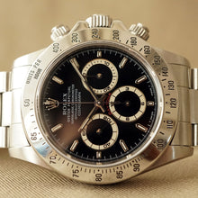 Load image into Gallery viewer, 1997 ROLEX COSMOGRAPH BLACK DAYTONA REF.16520 / RSC SERVICED CARD