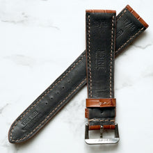 Load image into Gallery viewer, COGNAC TAN CUSTOM MADE CROCODILE STRAP
