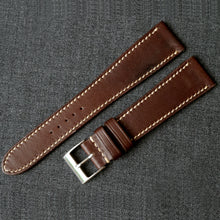 Load image into Gallery viewer, CHOCOLATE BROWN NOVONAPPA SMOOTH CALF CUSTOM MADE STRAP