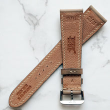 Load image into Gallery viewer, TAUPE GRAY BABY SMOOTH CALF CUSTOM MADE STRAP