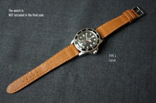 Load image into Gallery viewer, CAMEL TAN TEXTURED GOAT CUSTOM MADE STRAP