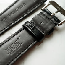 Load image into Gallery viewer, MATT BLACK CUSTOM MADE CROCODILE STRAP