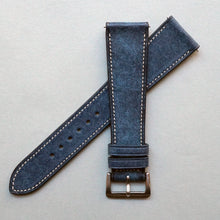 Load image into Gallery viewer, DENIM BLUE DISTRESSED CALF STANDARD STRAP