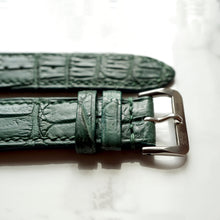 Load image into Gallery viewer, LIGHT GREEN CUSTOM MADE CROCODILE STRAP