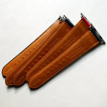 Load image into Gallery viewer, CHESTNUT BRIDLE LEATHER HANDMADE APPLE WATCH STRAP ALL GENERATIONS