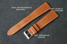 Load image into Gallery viewer, GOLD NOVONAPPA SMOOTH CALF CUSTOM MADE STRAP