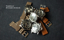 Load image into Gallery viewer, TAUPE GRAY TEXTURED GOAT CUSTOM MADE STRAP