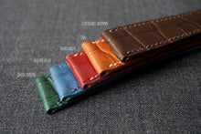 Load image into Gallery viewer, BURGUNDY CUSTOM MADE CROCODILE STRAP