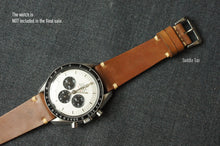 Load image into Gallery viewer, SADDLE TAN NATURAL HORWEEN SHELL CORDOVAN CUSTOM MADE STRAP