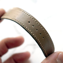 Load image into Gallery viewer, TAUPE GRAY BABY SMOOTH CALF CUSTOM MADE STRAP