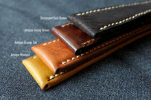 Load image into Gallery viewer, ANTIQUE GLOSSY BROWN CUSTOM MADE STRAP