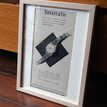 Load image into Gallery viewer, 1950s PATEK PHILIPPE TIFFANY REF.2526 VINTAGE AD PRINT WOOD FRAME