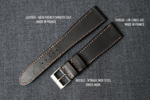 Load image into Gallery viewer, BLACK NOVONAPPA SMOOTH CALF CUSTOM MADE STRAP