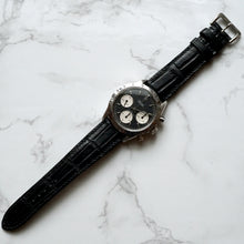 Load image into Gallery viewer, MATT BLACK CUSTOM MADE CROCODILE STRAP