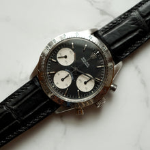 Load image into Gallery viewer, MATT BLACK CUSTOM MADE CROCODILE STRAP