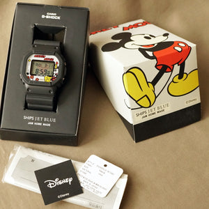 2010 CASIO G-SHOCK DW-5600VT JAM HOME MADE X SHIPS JET BLUE MICKEY EDITION MINT