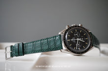 Load image into Gallery viewer, DARK GREEN CUSTOM MADE CROCODILE STRAP