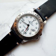 Load image into Gallery viewer, BLACK HORWEEN SHELL CORDOVAN CUSTOM MADE STRAP