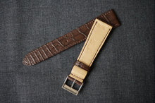 Load image into Gallery viewer, DARK BROWN CUSTOM MADE CROCODILE STRAP