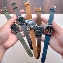 Load image into Gallery viewer, DENIM BLUE DISTRESSED CALF STANDARD STRAP