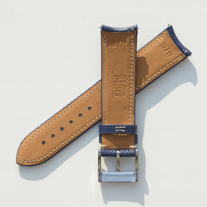 For F.P.JOURNE NAVY GRAINED CALF STRAP