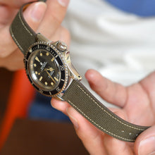 Load image into Gallery viewer, OG-107 OLIVE GREEN HANPU CANVAS STANDARD STRAP