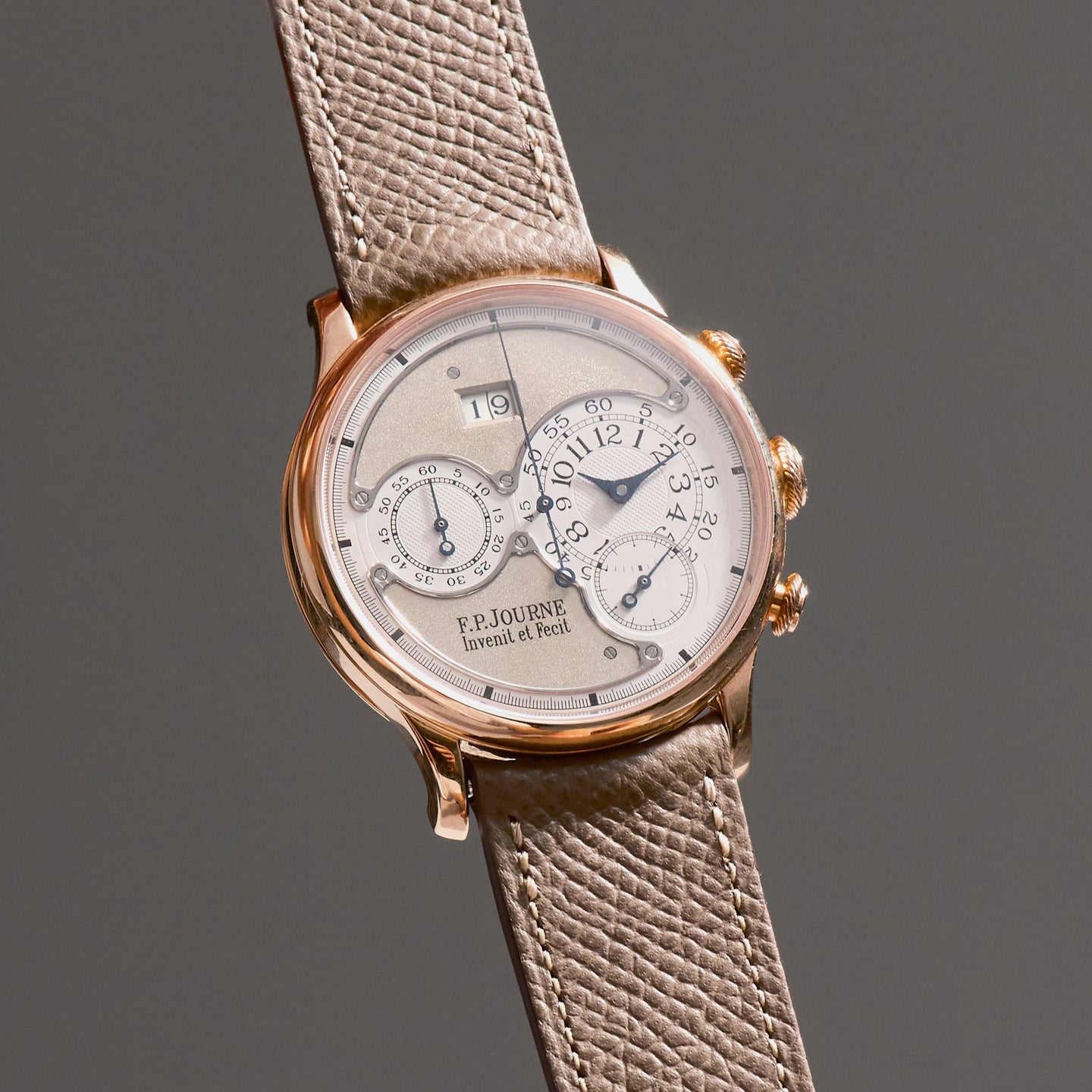 For F.P.JOURNE GRAINED TAUPE EPSOM CALF STRAP V2.0