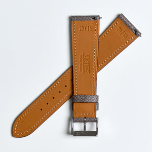 GRAY TAUPE GRAINED STANDARD STRAP