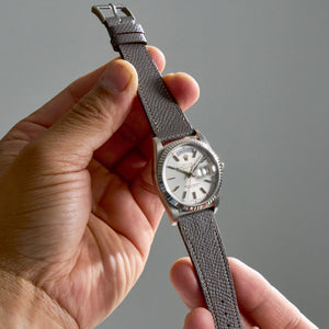 GRAY TAUPE GRAINED STANDARD STRAP