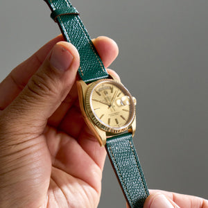 GREEN GRAINED STANDARD STRAP