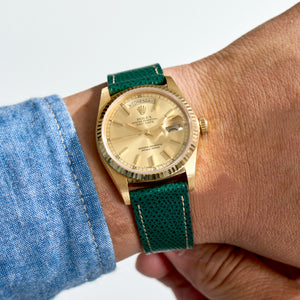 GREEN GRAINED STANDARD STRAP