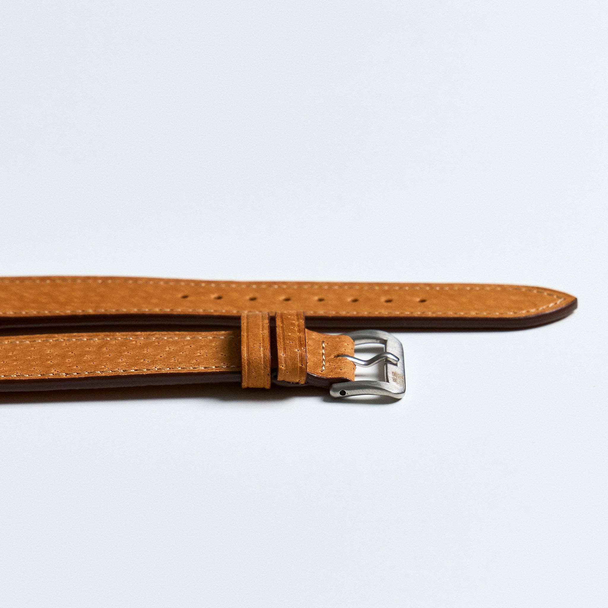 Genuine Vintage 14mm Open-Ended Pigskin Strap. 1940s/50s Genuine Vintage 14mm Open-Ended Pigskin Strap. 1940s/50s