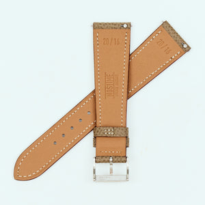 TAUPE BROWN GRAINED CALF V2.0 STANDARD STRAP