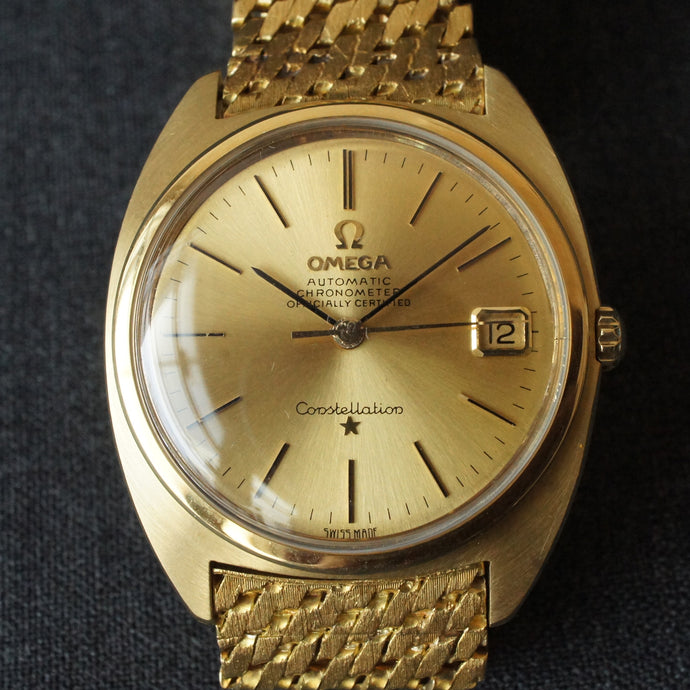 1966 OMEGA SOLID 18K YELLOW GOLD CONSTELLATION REF.168017