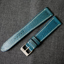 Load image into Gallery viewer, OCEAN BLUE BOX CALF CUSTOM MADE STRAP