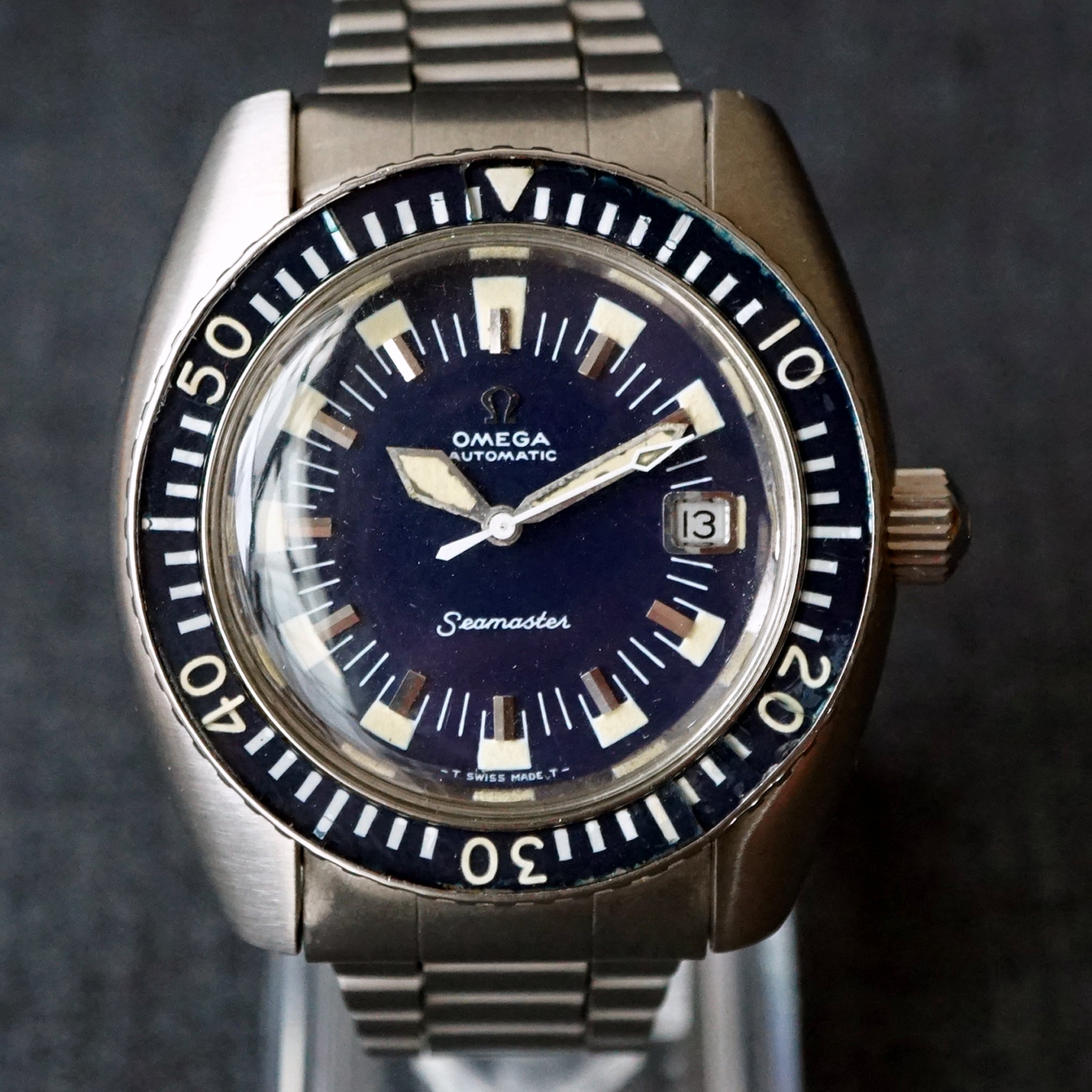1970 OMEGA SEAMASTER 120 DEEP BLUE DIVER WATCH – NOSTIME